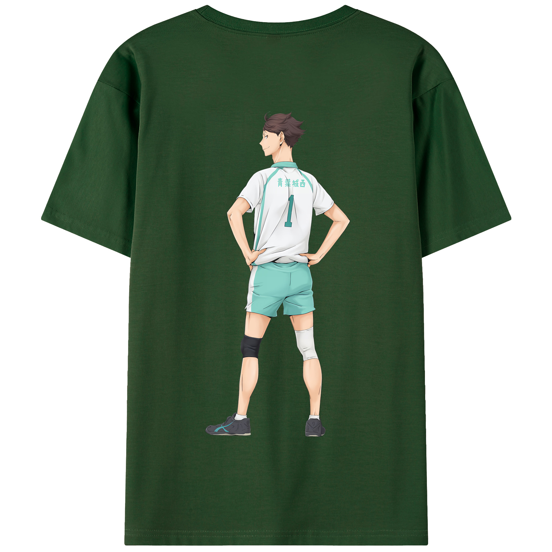 （画像用） ハイキュー!! Haikyu!! 綿100％半袖Tシャツ（背面プリント）